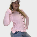 cardigan con arricciature france